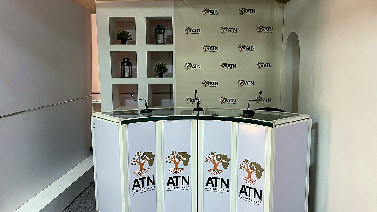 Le plateau du studio ATN à Bamako.